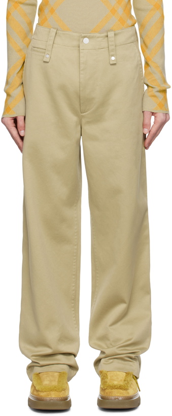 Photo: Burberry Khaki Four-Pocket Trousers