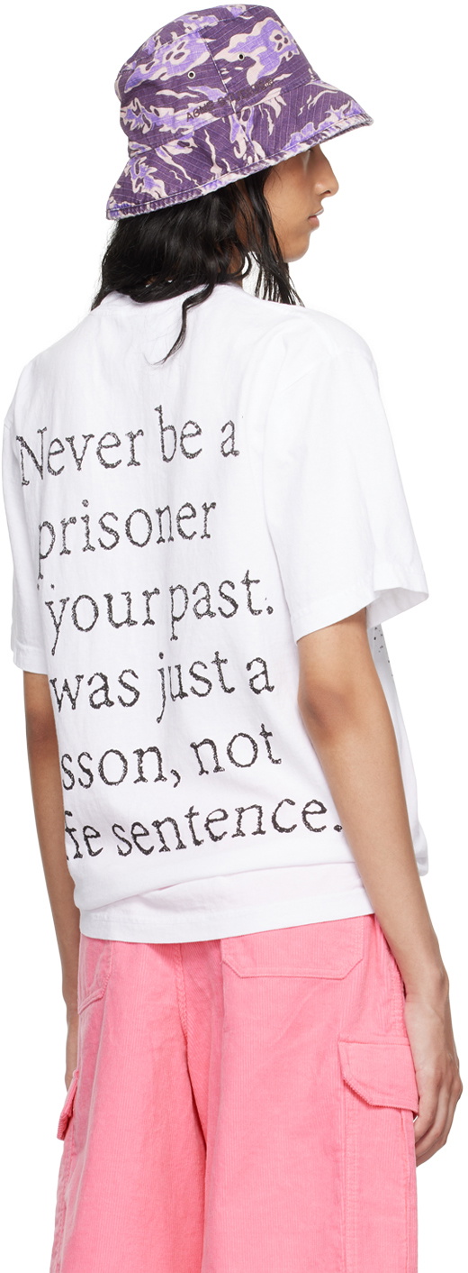 Online Ceramics White 'Just A Lesson' T-Shirt