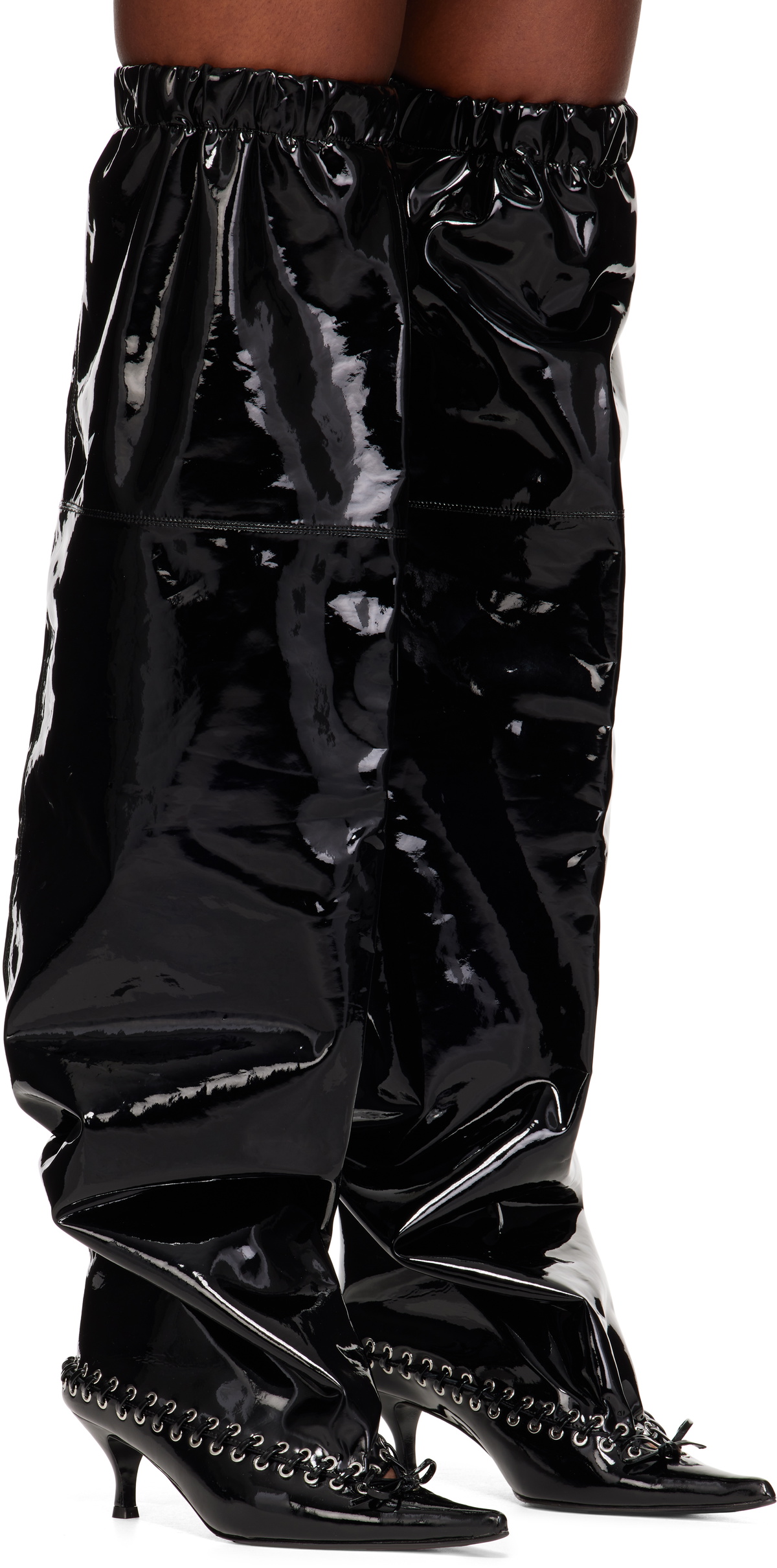 ALL-IN Black Level Thigh Soft Tall Boots