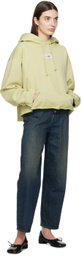 MM6 Maison Margiela Green Unbrushed Hoodie