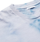 John Elliott - University Oversized Tie-Dyed Cotton-Jersey T-Shirt - Blue