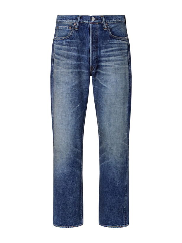Photo: FULLCOUNT - More Than Just Fear 0105W-1353 Straight-Leg Jeans - Blue
