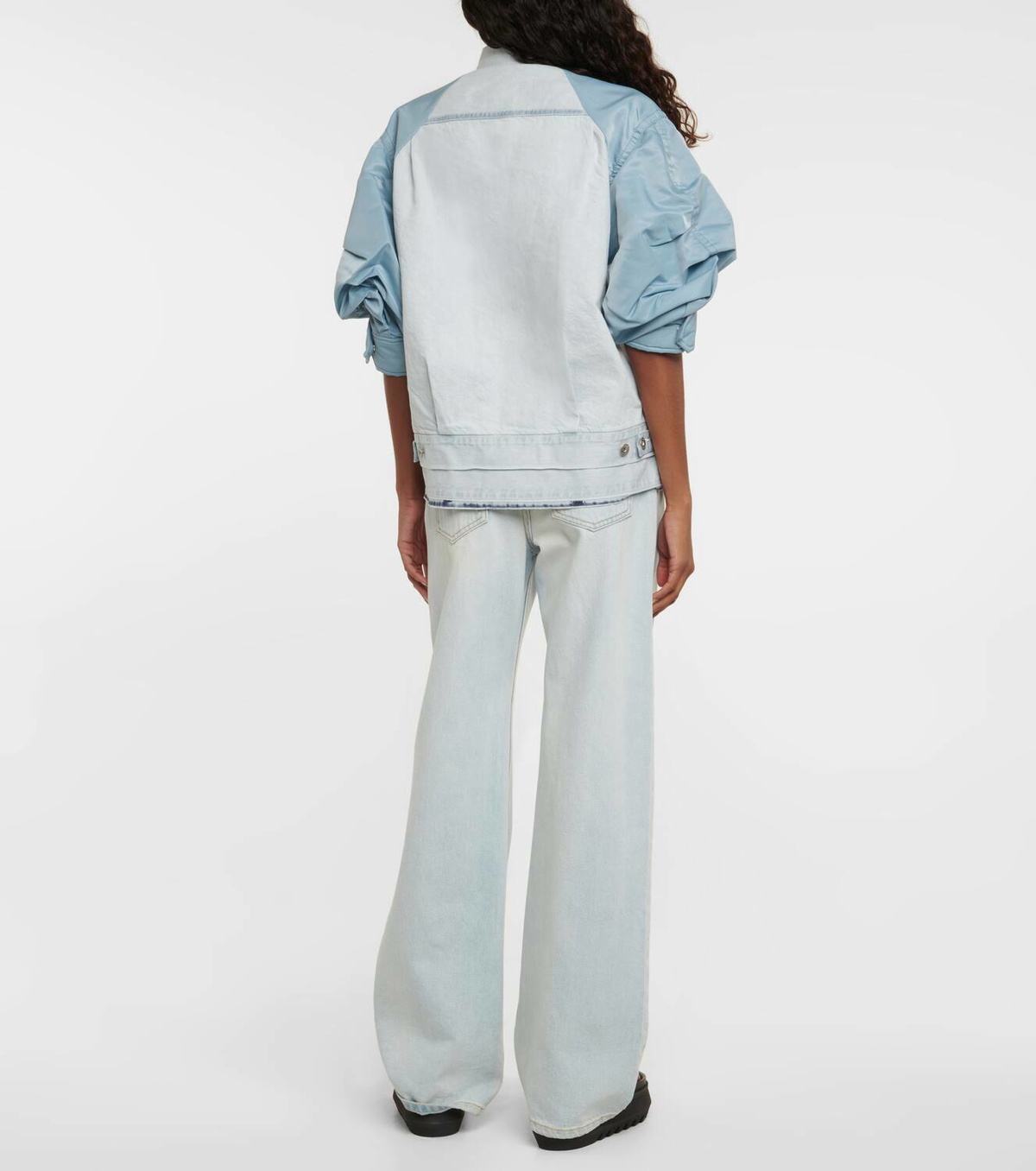 Sacai Paneled denim jacket