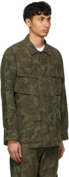 Neighborhood Khaki Camouflage Fatigue Jacket