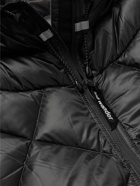 AND WANDER - Quilted PERTEX QUANTUM Hooded Down Jacket - Black