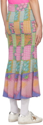 ERL Multicolor Printed Maxi Skirt