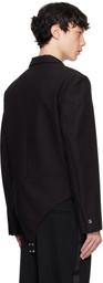 Coperni Black Tailored Body Blazer