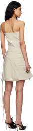 Ottolinger Off-White Deconstructed Minidress