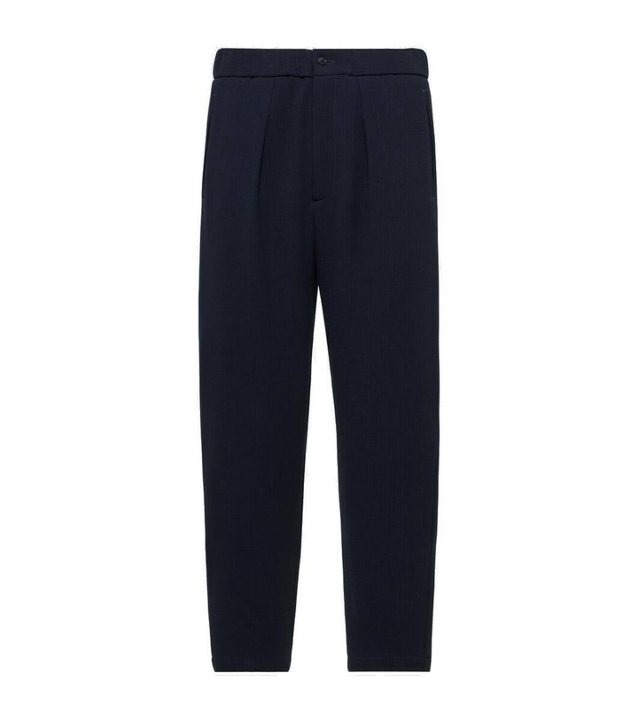 Photo: Giorgio Armani Wool-blend straight pants