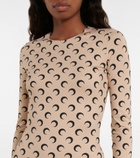 Marine Serre - Printed jersey bodysuit