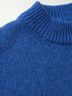 NN07 - Nick Wool-Blend Mock-Neck Sweater - Blue