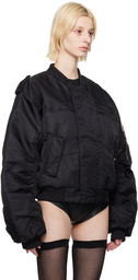 Entire Studios SSENSE Exclusive Black A-2 Bomber Jacket