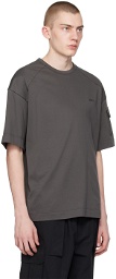 Juun.J Gray Flap Pocket T-Shirt