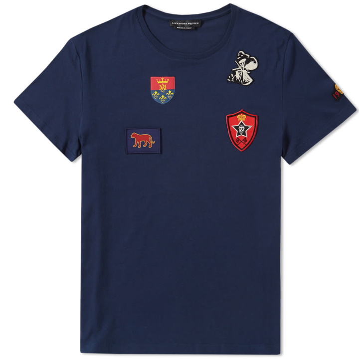 Photo: Alexander McQueen Multi Badge Tee