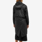 Rains Women's String W Parka Jacket in Black