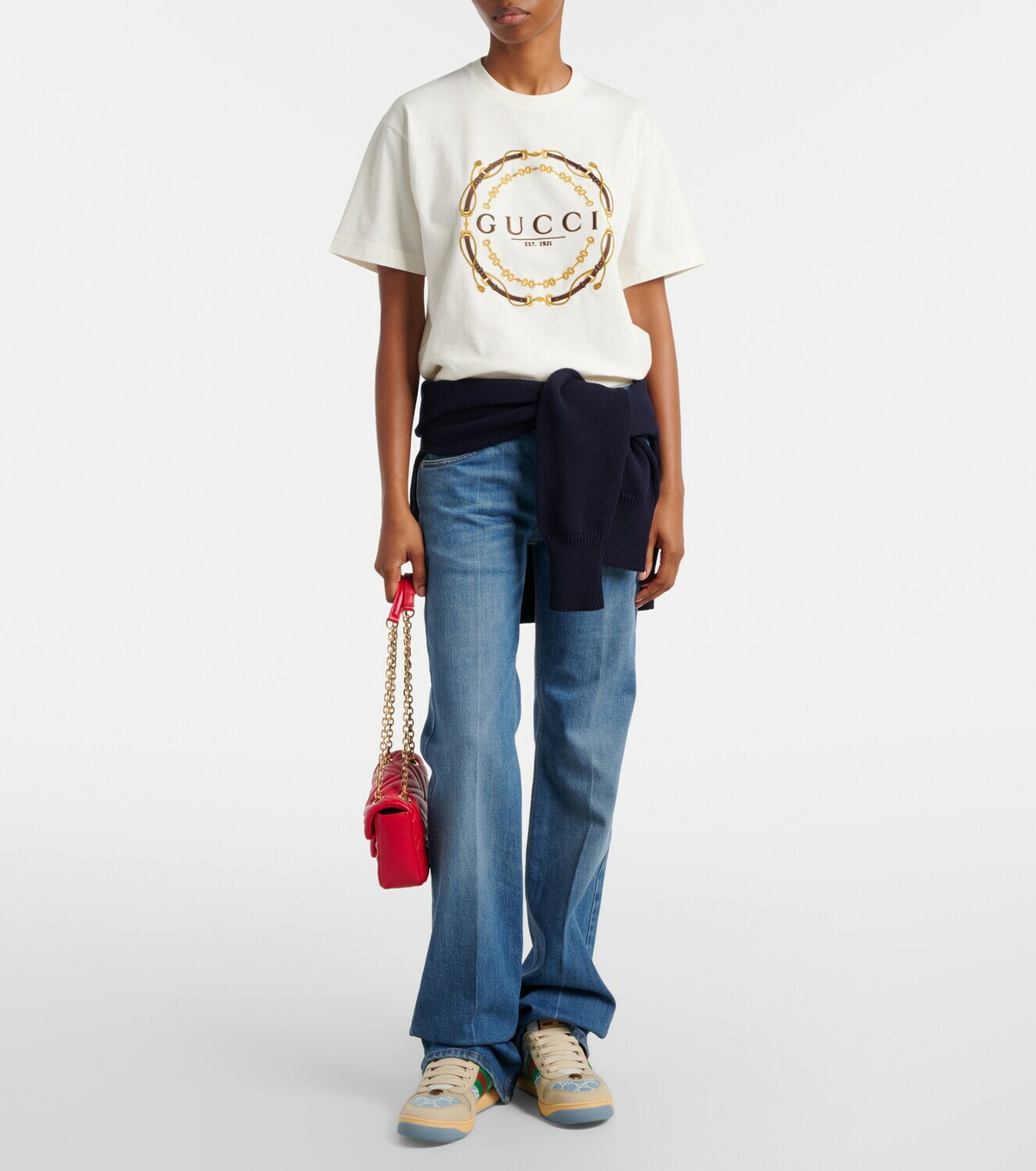Gucci Logo cotton jersey T-shirt