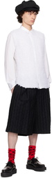Comme des Garçons Homme Plus Black Viera Mall Embroidery Shorts