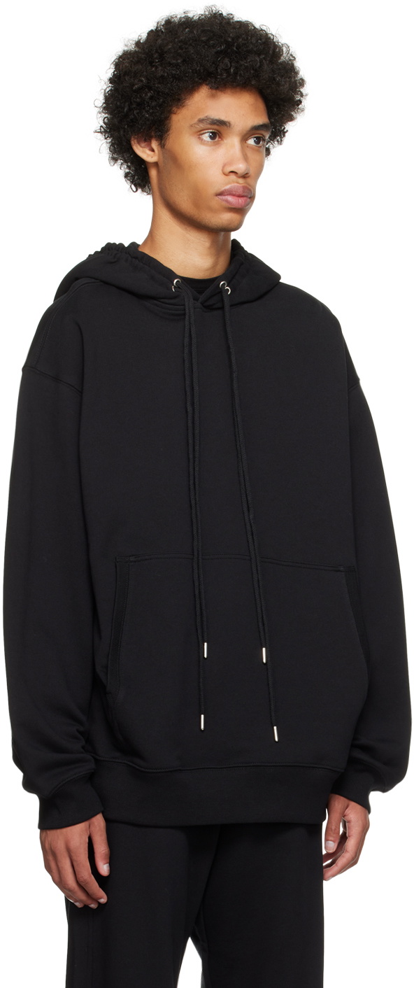 Dries Van Noten Black Loose-Fit Hoodie Dries Van Noten