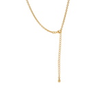 Human Made Men's Heart Silver Necklace in Gold 