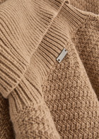 Herno Herringbone Wool Jumper Cream