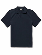 Club Monaco - Johnny Cotton-Blend Piqué Polo Shirt - Blue