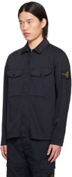 Stone Island Navy Overshirt Jacket