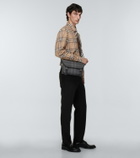 Burberry Charcoal Check messenger bag