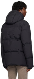 ZEGNA Black Quilted Down Jacket