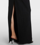 The Attico Feather-trimmed gown