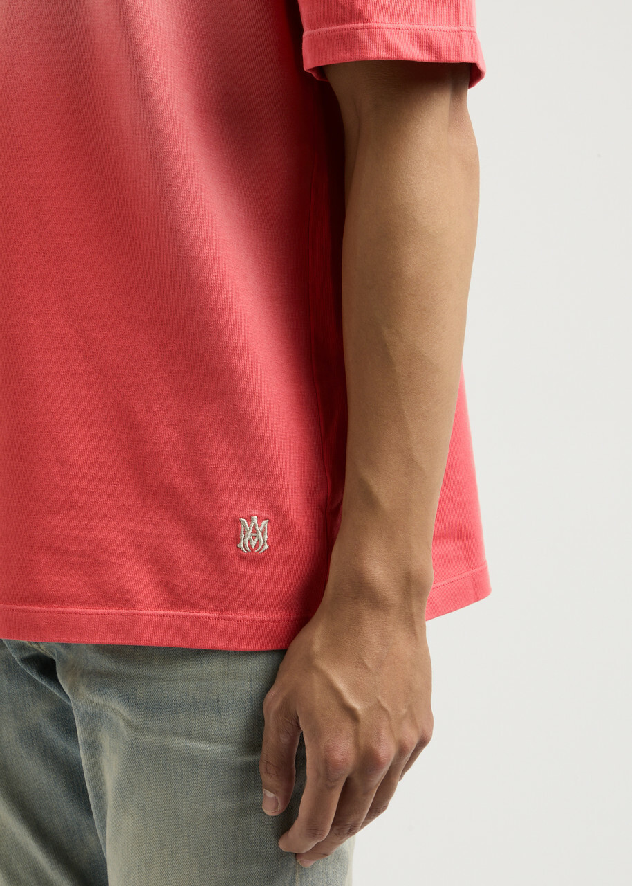Amiri Logo-appliquéd Faded Cotton T-shirt Red Amiri