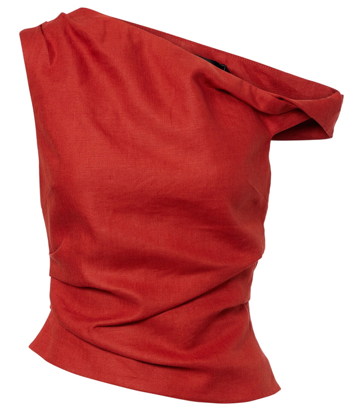 Photo: SIR Asymmetric linen top