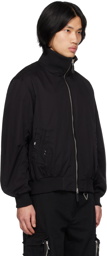 C2H4 Black Zip Jacket