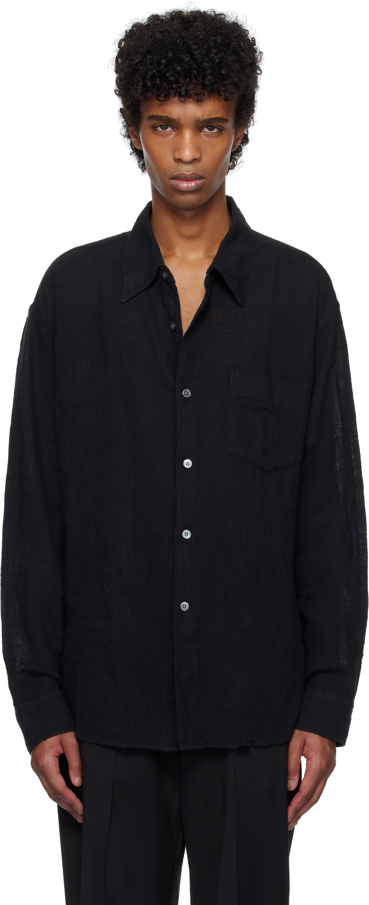 OUR LEGACY COCO SHIRT ブラック 44 OUR LEGACY Black Coco Shirt Our Legacy