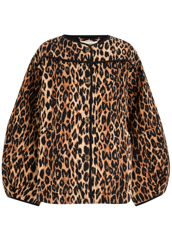 Photo: Damson Madder Macy Leopard-print Quilted Jacket