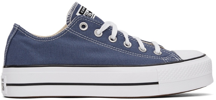 Photo: Converse Navy Chuck 70 Low Sneakers