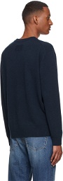 Frame Navy Cashmere Sweater