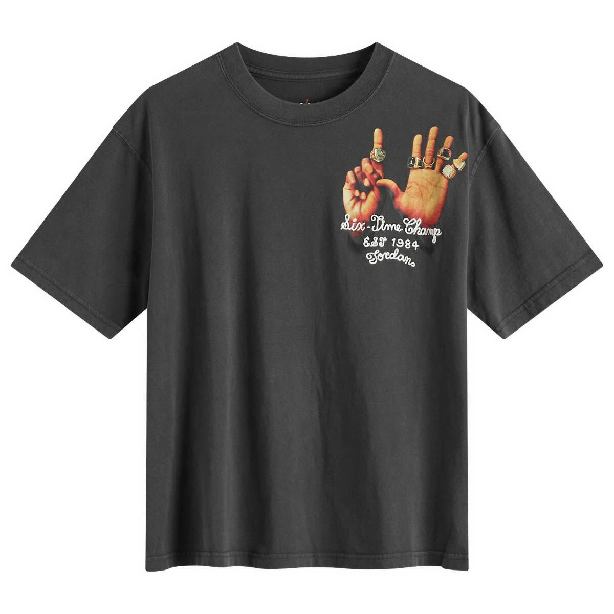 Air Jordan Women's x Billie Eilish T-Shirt in Black Nike