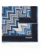 Missoni - Printed Striped Cotton-Voile Pocket Square