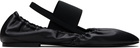 ALAINPAUL Black Merce Ballerina Flats