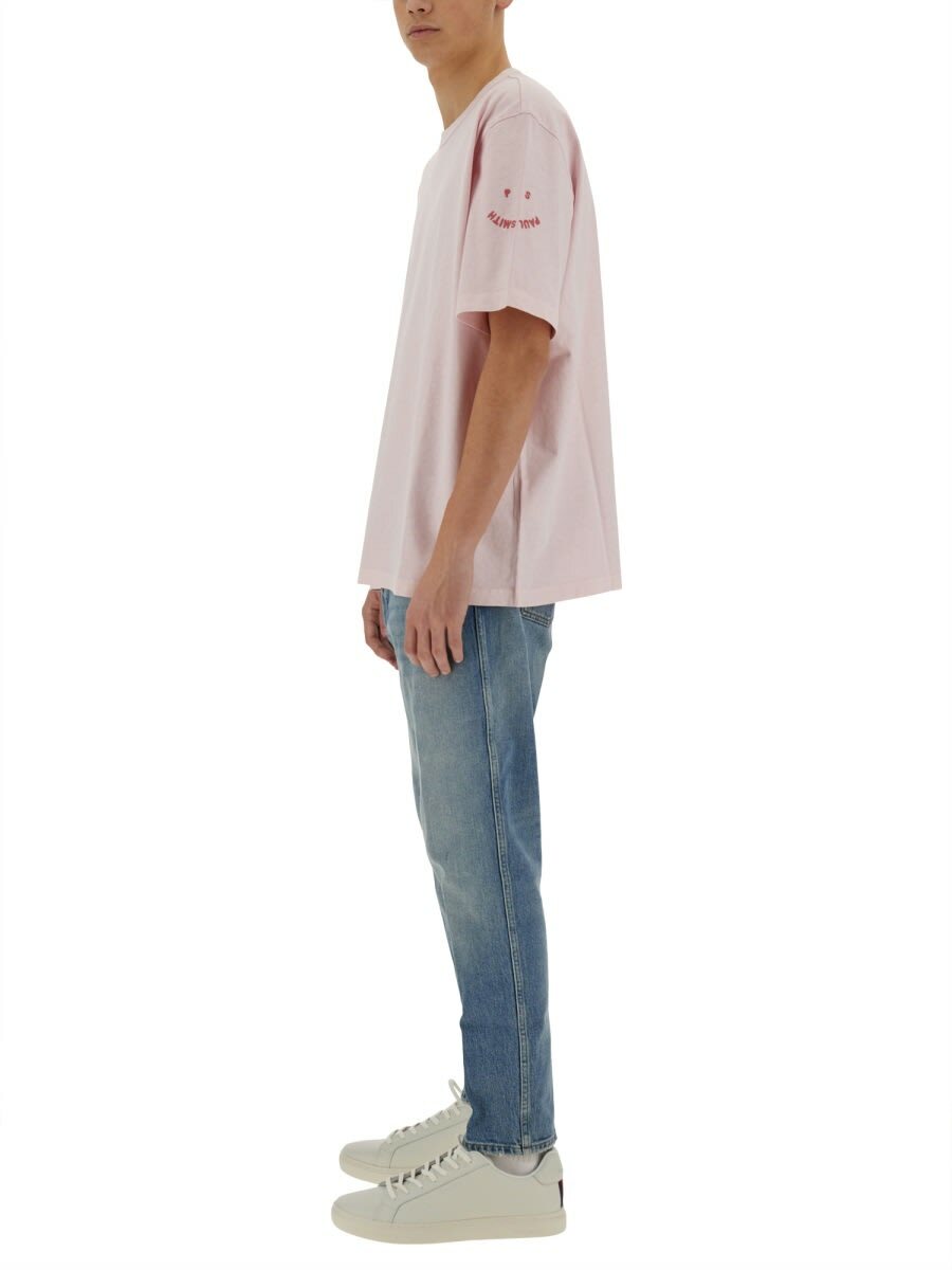 Tシャツ・カットソー Paul Smith T-SHIRT WITH EMBROIDERY PS HAPPY PS by Paul Smith T-shirt With Embroidery Ps Happy PS by Paul