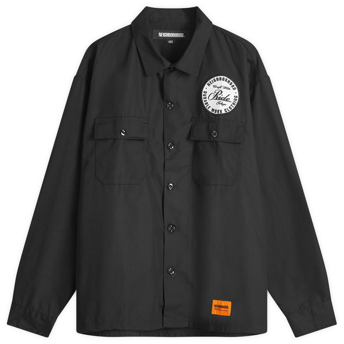 希少品！NEIGHBORHOOD SHIRT ブラック BLACK 252FPODN-CSM03-