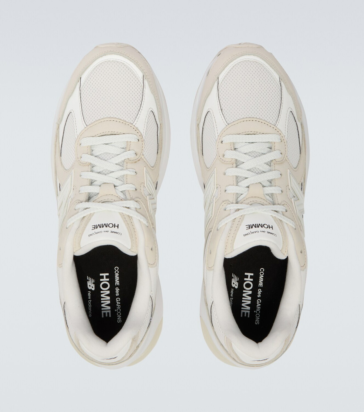 Comme des Garçons Homme x New Balance 2010 leather-trimmed sneakers