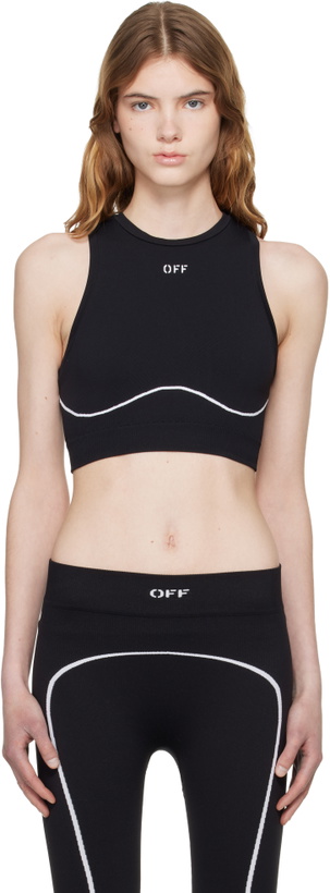 Photo: Off-White Black 'OFF' Stamp Seamless Tank Top