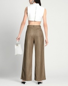 Alessia Santi Womens Pants Sand