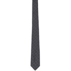 Burberry Grey Manston Monogram Tie