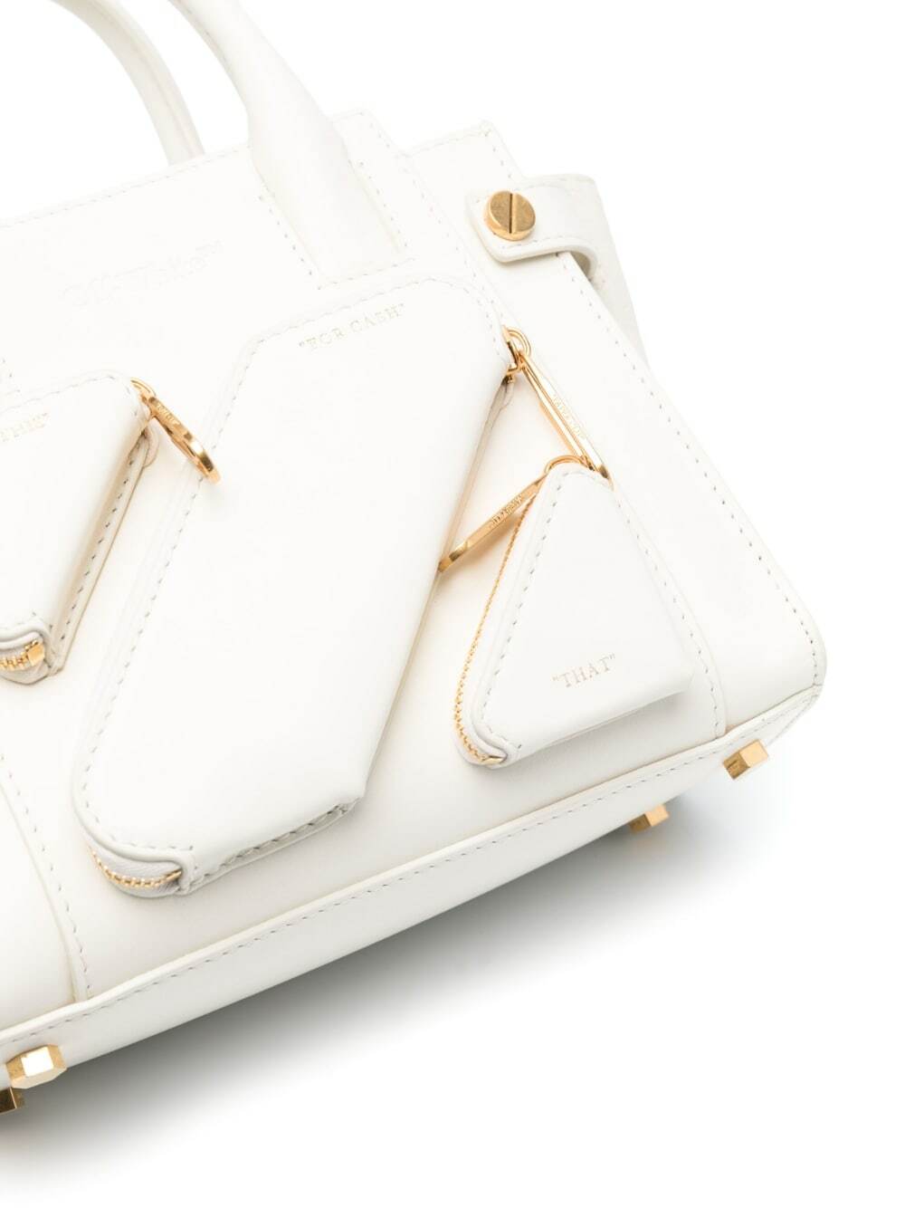 OFF-WHITE - Leather Shopping Bag