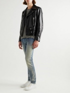 Balmain - Slim-Fit Stonewashed Jeans - Blue