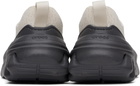 Crocs Beige & Black Echo Surge Sneakers