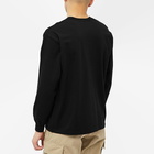 Neighborhood Men's Long Sleeve NH-8 T-Shirt in Black