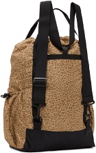 Engineered Garments Brown Leopard Print 3-Way Backpack